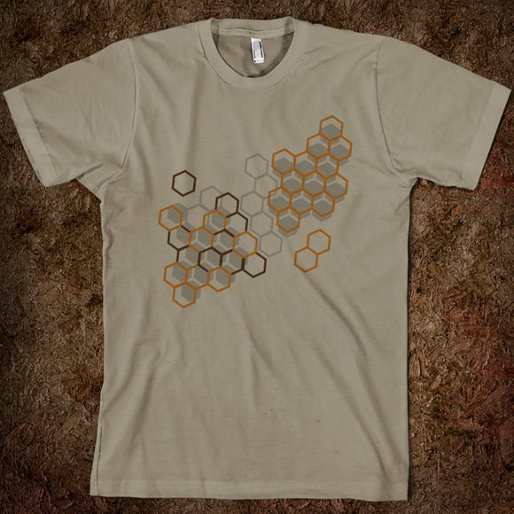 honey comb tshirt