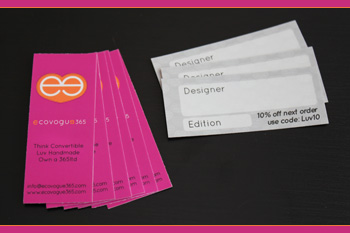 ecovogue365 Business Cards